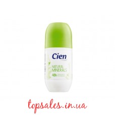 Дезодорант кульковий Сієн Мінерали природи з алое вера (Antitranspirant Cien Deo Roller Natural Minerals Aloe Vera), 50мл